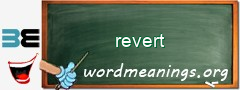 WordMeaning blackboard for revert